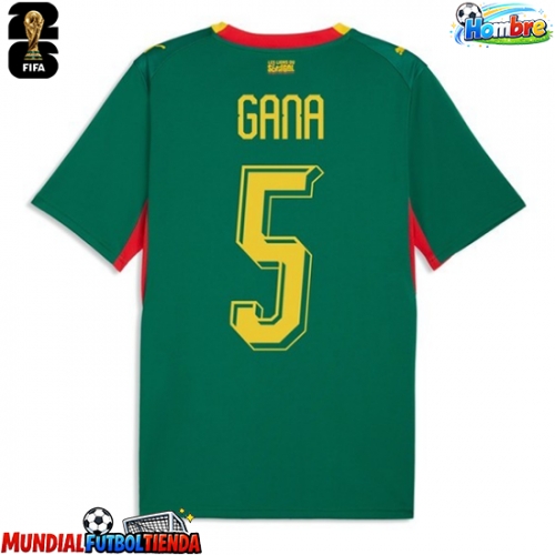 Camiseta Senegal Idrissa Gueye #5 Segunda Equipación Replica Mundial 2026 mangas cortas